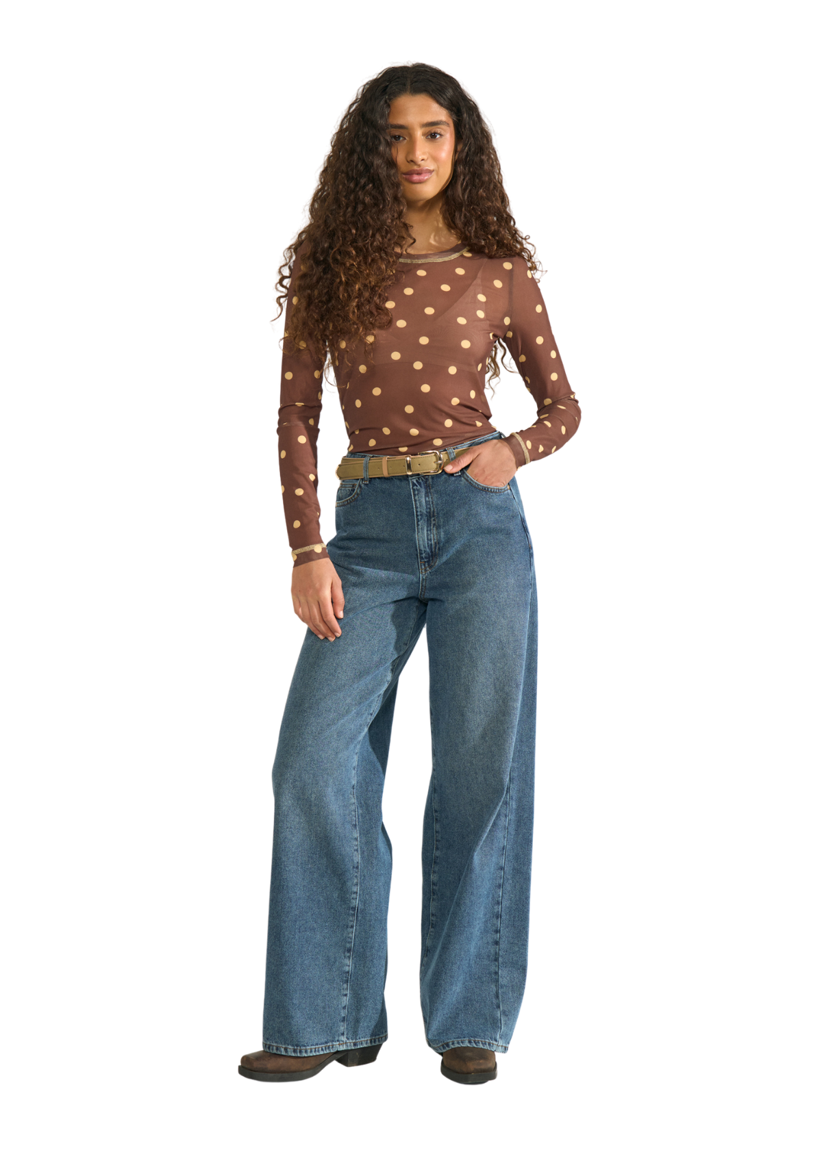 NUSine Mesh Bluse